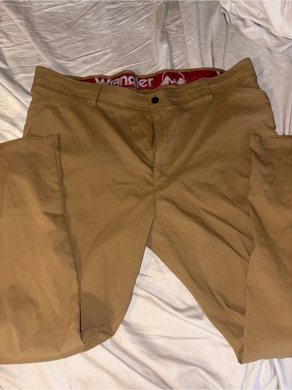 Wrangler Men's Khaki Brown Chinos